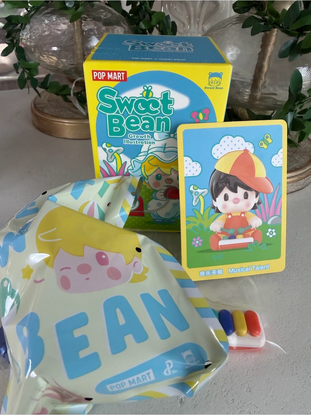 Pop Mart Sweet Bean Growth Illustration Series figure ‘Musical Talent’